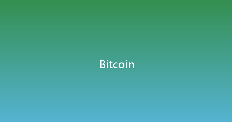Bitcoin 