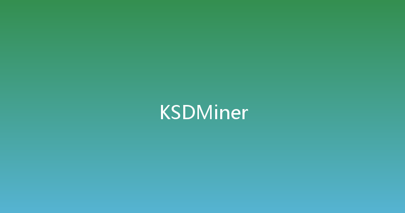 KSDMiner 